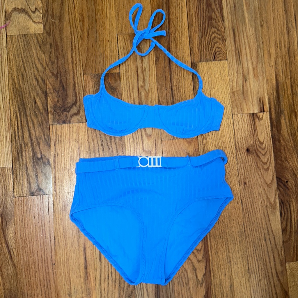 Solid & Striped Blue Bikini